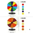 thumbnail image 3 of Tabletop Prize Turntable Fortunes Wheel Spinnings Game Draws Roulette Wheel Erasable Reusable Fortunes Wheel, 3 of 9