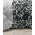 thumbnail image 3 of Grunge Down Alternative Comforter, Butterflies Pattern Checkered Backdrop Animal Spring Season Inspirations, Microfiber Quilt for All Season, 5 Sizes, Pale Blue Teal Grey, by Ambesonne, 3 of 3