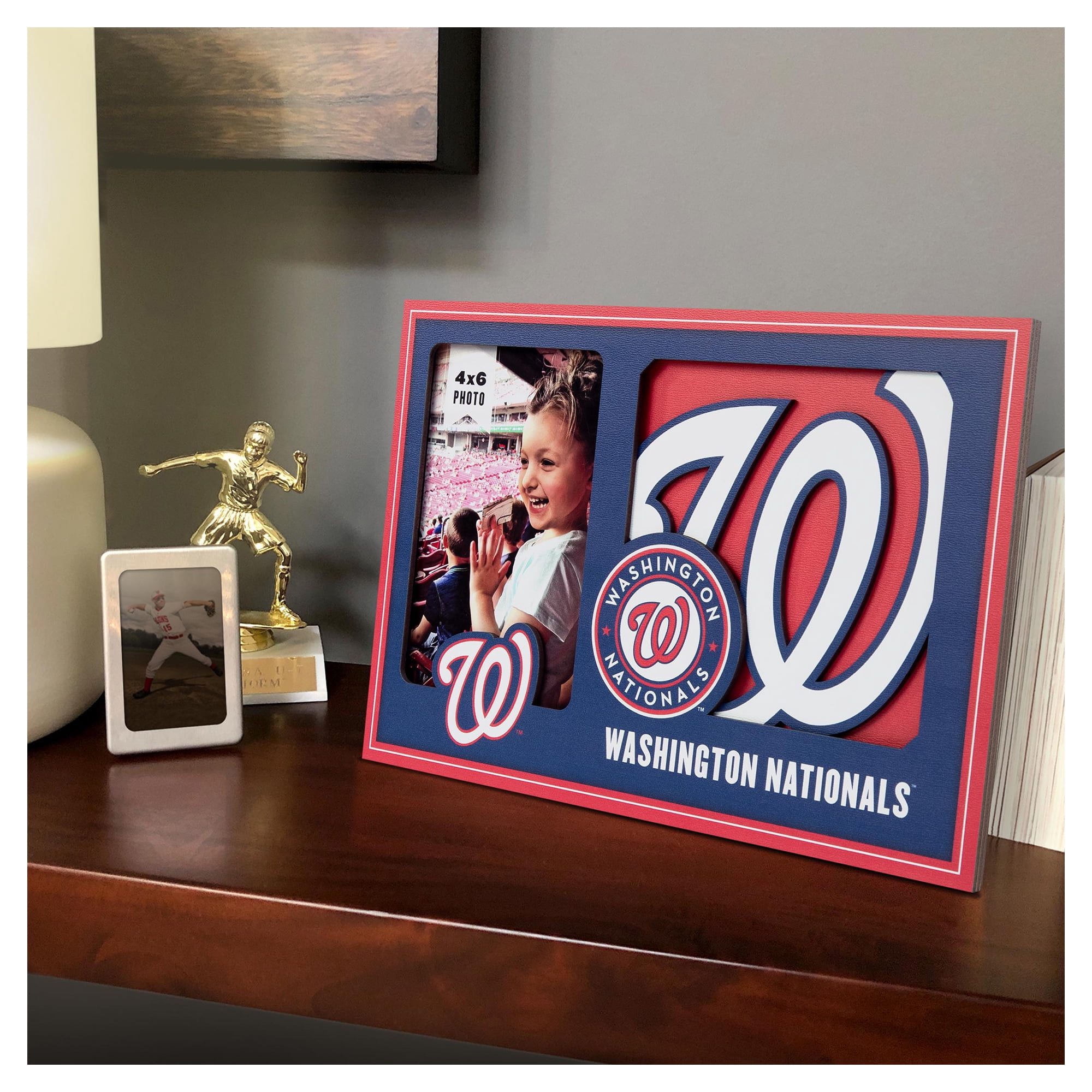 IDNA Washington Nationals 3D Logo Series Picture Frame
