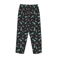 thumbnail image 3 of Lsque Golf Bags And Balls Print Women's Pajama Pants, Lounge Pant - Comfortable Home Wear,Elastic Waistband, Stylish Design-Small, 3 of 9