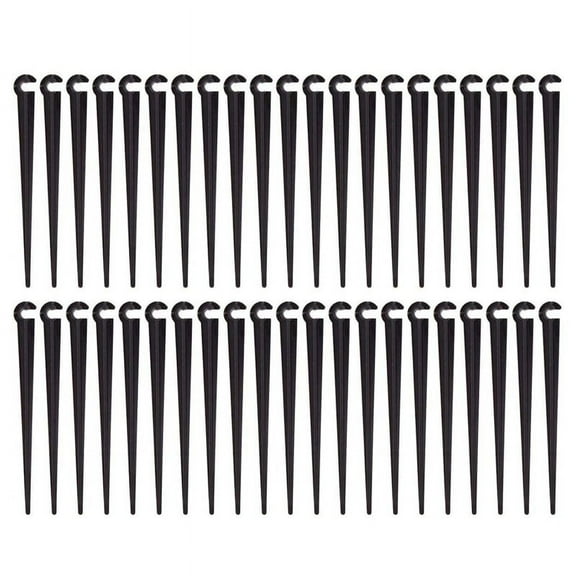 200Pcs Irrigation Drip Support Stakes for 1/4-Inch Tubing Hose Flower Beds, Vegetable Gardens, Herbs Gardens