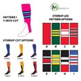 thumbnail image 3 of TCK Baseball Stirrups Medium (200D, 9in) White, Orange, Navy, 3 of 3
