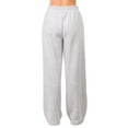 thumbnail image 6 of COUVER Women’s Cozy Fleece Wide-Leg Sweatpants with Drawstring and Pockets, Heather Grey, Large, 1 Pair, 6 of 6