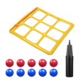 thumbnail image 2 of HUASHENG Pool Toys Games Set Tac Toe Inflatable Pool Toy With 10 For Adults Teens Kids 210 Players, 2 of 4