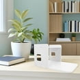 thumbnail image 3 of HONMEET Compact White Desktop Printer Stand with Storage Shelf for Organized Desk, 3 of 7