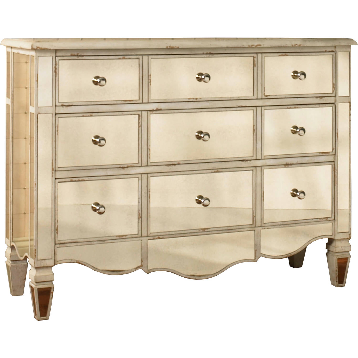 Mirrored Accent Chest