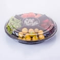 thumbnail image 2 of disposable fruit box 10PCS Disposable 5 Compartment Food Storage Containers  Plastic Salad Fruits Box with Lids, 2 of 8