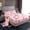 Pink 02, variant on Feelyou Girl Rabbit Animal Full Size Sheets, Pink Retro Floral Bed Sheets, 4pcs