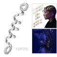 thumbnail image 4 of Vikings Spiral hair Beads Y hair Braid Rings Metal Vikings Beads Beard Jewelry for Bracelets DIY Men - , Medium 10pcs, 4 of 8