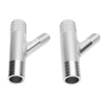 thumbnail image 1 of Heater Hose Repair Kit Y Connector, Cab Heater Y Fitting 1 Inch To 5/8in Stable Connection High Hardness Precise Fit  for UTV  SXS Replacement for, 1 of 7