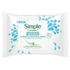Simple Water Boost Hydrating Makeup Remover Wipes, 25 ct