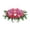 Dark Pink, variant on Cemetery Flowers Saddle Shaped for Tombstone, Large Headstone Flower Saddle for Outdoor Grave, Memorial Flower Arrangement for Cemetery, Grave Saddle Decor for Memorial Day, 23.62x17.72 Inch