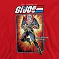 thumbnail image 2 of G.I. Joe Destro Card Unisex Adult Pull-Over Hoodie, Red, 2X-Large, 2 of 5