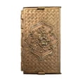 thumbnail image 2 of Aguja plegable de latón, estuche de latón repujado, fácil de usar, , organizador de agujas vintage para tejer y bordar., 2 of 10