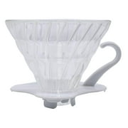 Hario V60 Coffee Dripper Glass 02 White