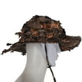 thumbnail image 6 of Camouflage Hunting Hat with 3D Real Tree Leaf Hunting Cap Fishing Hat for Outdoors, 6 of 8
