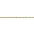 thumbnail image 4 of 14k Yellow Gold 2.0mm Sparkle-Cut Rope Anklet - 2.9 Grams - 10 Inch - Lobster Claw, 4 of 4