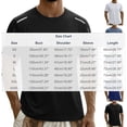 thumbnail image 3 of GUZOM Mens Nylon Spandex Workout Shirts Moisture Wicking 4 Way Stretch Breathable Mesh Reflective Athletic Gray,Size 3XL, 3 of 9