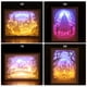 thumbnail image 5 of Lámpara LED 3D con diseño de papel recortado, luz cálida decorativa para Navidad, regalo romántico para el hogar (sin pilas) - Modelo Barco #1, 5 of 6