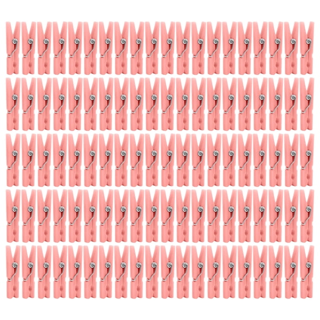¡Gran oferta! 100 Uds. Pinzas para la ropa para Baby Shower, juegos para niñas, pinzas para la ropa de plástico, Clips de 1,18 pulgadas, bueno para decoración de fiestas, manualidades DIY