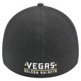 thumbnail image 4 of Men's New Era Gray Vegas Golden Knights Zig Zag 39THIRTY A-Frame Perforated Flex Hat, 4 of 5