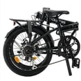 thumbnail image 2 of ROCKBROS SKN Folding Bike 20" Sports City Racing Bike Hight-Carbon Steel  Folding Bicycle 7-speed SHIMANO SL-RV300 Mechanical Disc Brakes, 2 of 18