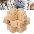 thumbnail image 3 of Rompecabezas De Madera 3D Con Cerradura Entrelazada Para Prevenir El Alzheimer, Juguete Rompecabezas Pequeño Para Ancianos, Adultos Y Niños, 3 of 7