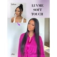 thumbnail image 4 of LUVME Extensions de Cheveux Invisibles à Clip en Vrais Cheveux Humains, Extensions de Cheveux Humains Remy à Clip ins pour Femmes, Cheveux Humains Naturels, 16 Pouces 110g 7 Pcs, Noir Naturel, 4 of 8