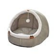 thumbnail image 4 of Cama para gatos de interior, cueva para mascotas, casa para animales, semicerrada, cómoda y acogedora, cueva para gatos de interior, sofá cama tipo , B, L L, 4 of 8