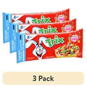 (3 pack) Trix, Cereal, Fruit Flavored Corn Puffs, 35 oz