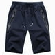thumbnail image 1 of pstuiky Pantalones cortos casuales para hombre, Pantalones deportivos holgados con cordón y bolsillo para hombre, primavera/verano Pantalones cortos de entrenamiento, 1 of 3