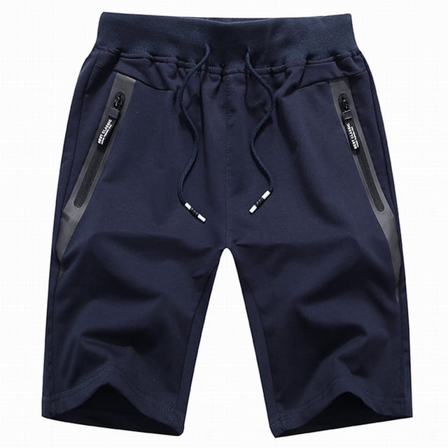 pstuiky Pantalones cortos para hombre, Pantalones deportivos holgados con cordón y bolsillo para hombre, primavera/verano Pantalones cortos de entrenamiento