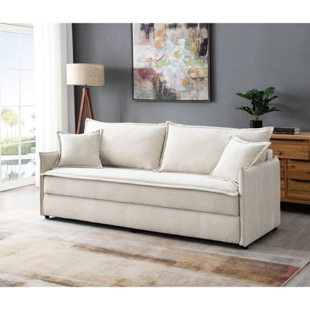 2 - Seat Fabric Sofa | Comfortable Seating Sleeper Feature | Home Entertainment
