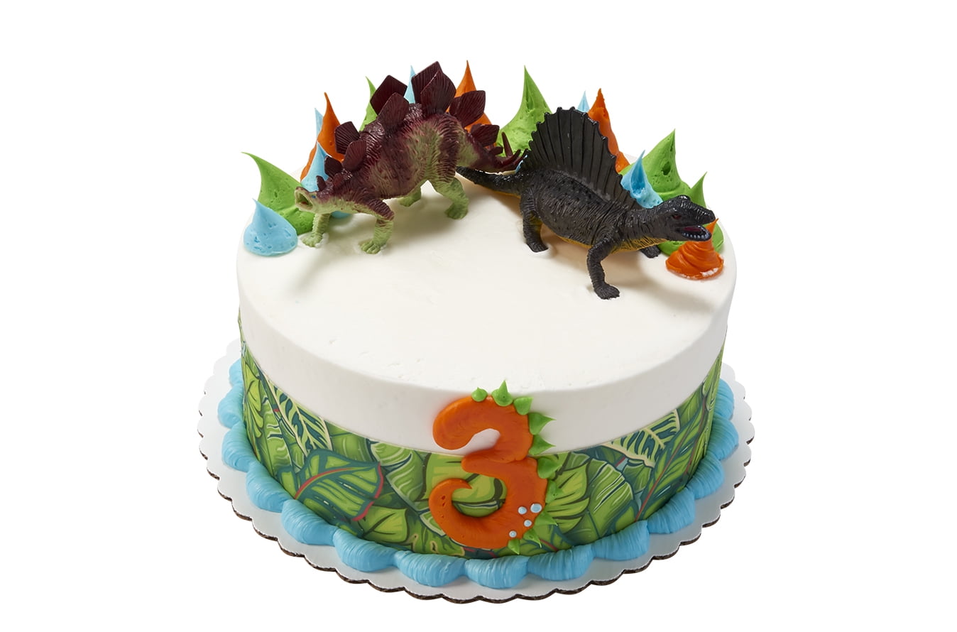 Dinosaurs Round Cake