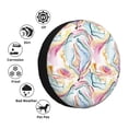 thumbnail image 4 of Naloa Abstract Marble Texture PVC Leather Spare Tire Wheel Cover for Car Truck SUV Camper Trailer Universal Fit many size16 inch, 4 of 6