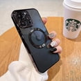 thumbnail image 2 of Compatible iPhone 14 Pro Aplicar a la funda para teléfono con revestimiento de lujo y logotipo transparente Agujero a prueba de golpes Compatible con Iphone 11 12 13 14 Pro Max Mi, 2 of 4