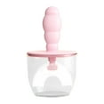 thumbnail image 1 of Vogacara Cepillo de para bebés para bebés Cepillo en forma de U de 360 ​​​​grados Artículos de tocador para niños pequeños cuidado de los oídos rosa pequeño Vogacara CE011665-01B, 1 of 6