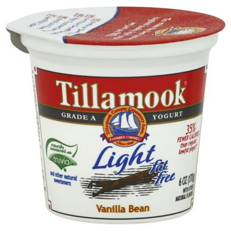 Tillamook Vanilla Bean Light Yogurt, 6 Oz.
