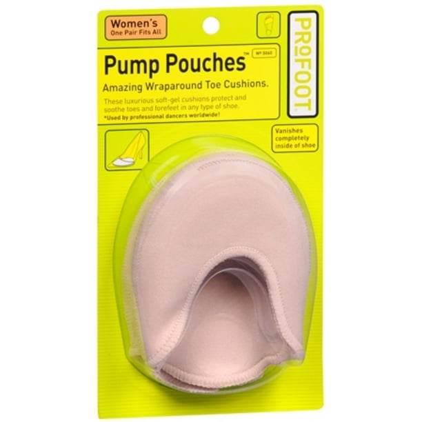 profoot women's pump pouches wraparound toe cushions