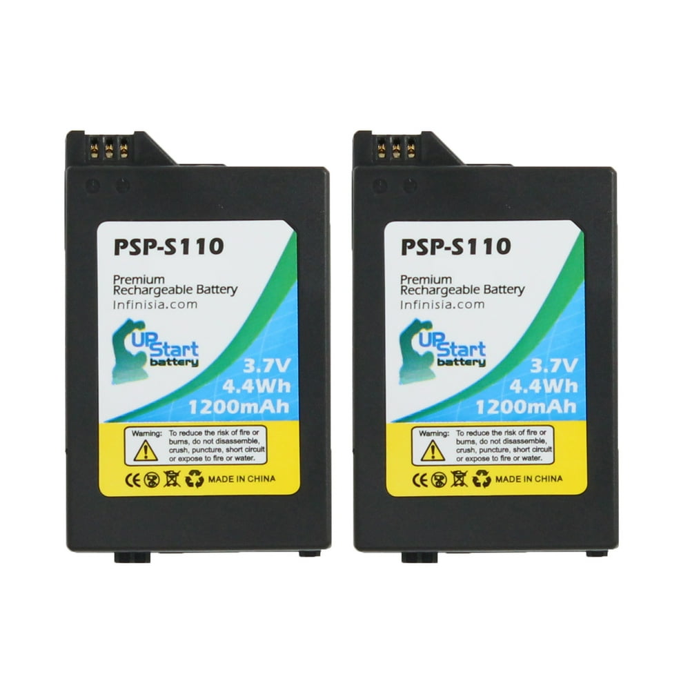 2Pack PSPS110 Battery Replacement for Sony PSP3001 Video Game