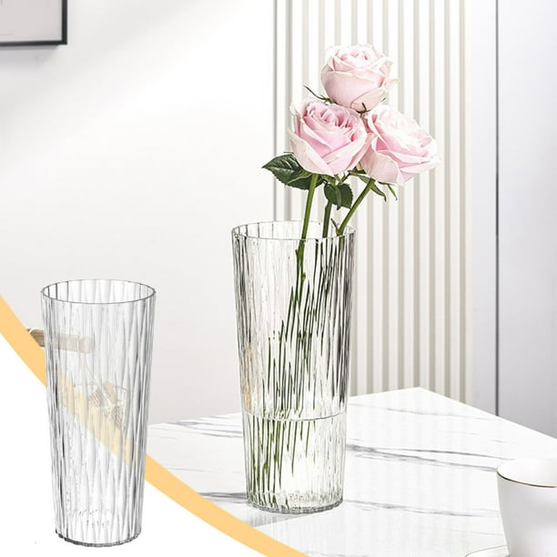Transparent Vase Flower Bucket Living Room Flower Arrangement Home Decoration