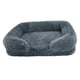 thumbnail image 3 of Cama cálida para mascotas perfecl cama para gatos de interior cama nido suave para perros Gris oscuro M, 3 of 8