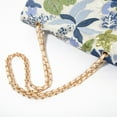 thumbnail image 3 of YIFEI Linen Sequin Embroidered Floral Bag with Linen-Woven Chain Strap, 3 of 5