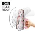 thumbnail image 3 of OBREWU French Bulldog Dog Pattern with Flowers Tumbler with Handle and Lid,French Bulldog Dog Pattern with Flowers 40oz Double Wall Vacuum Insulated Tumbler,Cups Gift for Women and Men, 3 of 7