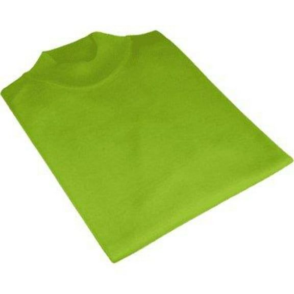 Men PRINCELY Soft Comfortable Merinos Wool Sweater Knits Mock 1011-00 Lime Green