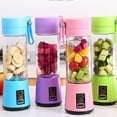 thumbnail image 2 of Personal Blender On the Go for Shakes and Smoothies with USB Rechargeable, 380ml,1pc,pink, 2 of 5