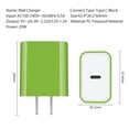 thumbnail image 3 of USB C Charger Block,4PACK USB C Block,HAOANO 20W PD Type C Charger Block USB Wall Charger Adapter Plug USB C Charger Brick Power Delivery Fast Charge Charging Block Type C, 3 of 5