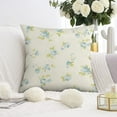 thumbnail image 3 of Elegant Blooming Floral Pillow Covers: Set of 2 Blue Designer Linen Pillow Cover,Couch Pillow Covers for any Living Room, Bed or Outdoor Space, 3 of 7
