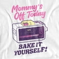 thumbnail image 2 of Easy Bake Oven Mother's Day Bake It Yourself Unisex Adult Long-Sleeve T Shirt, White, Large, 2 of 4