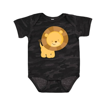 

Inktastic Happy Lion Gift Baby Boy or Baby Girl Bodysuit